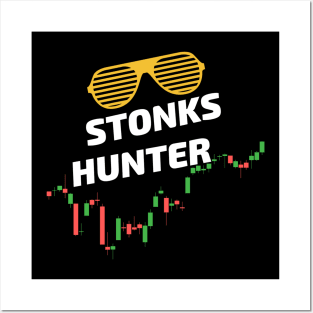 Stonks Hunter Posters and Art